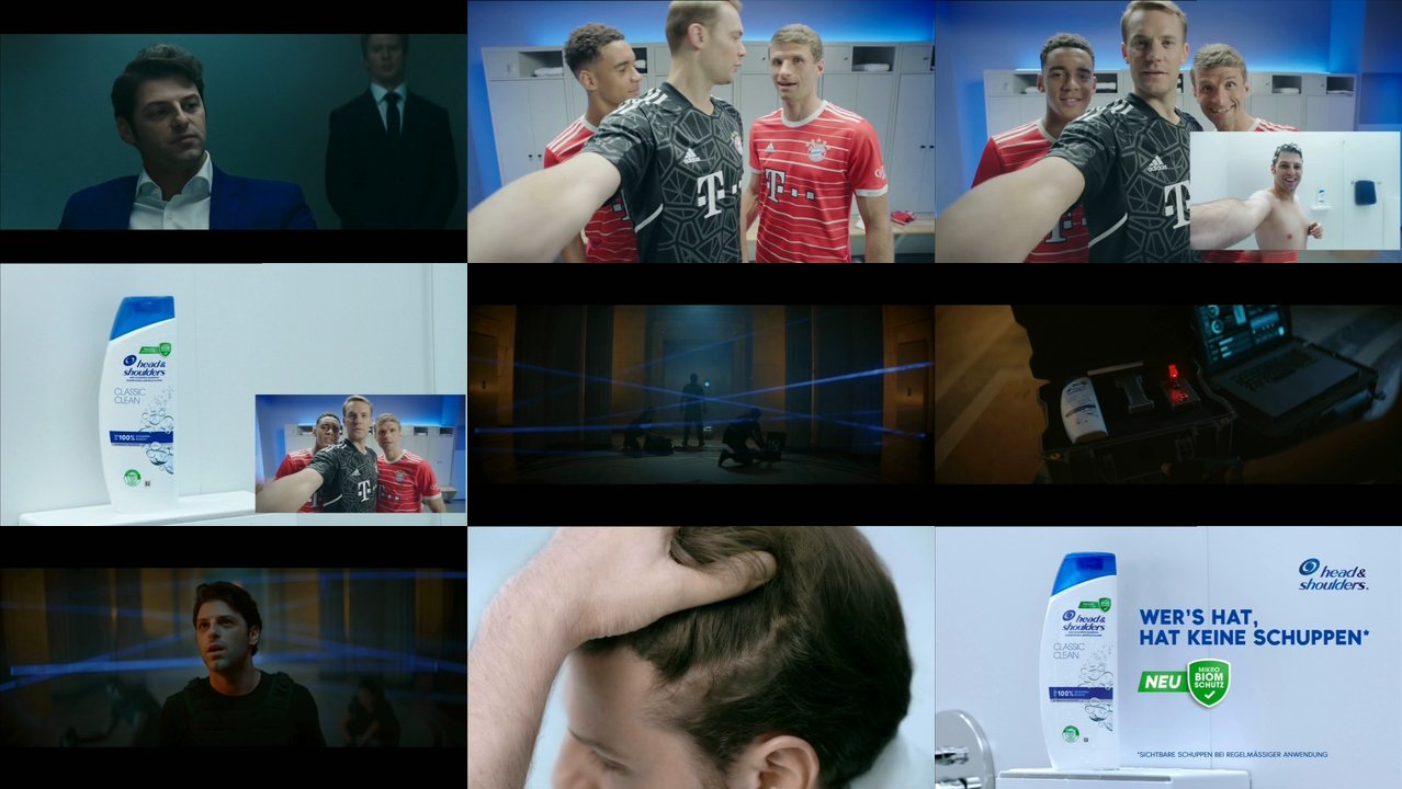 TV Spots TV Werbung von head & shoulders der letzten 120 Tage