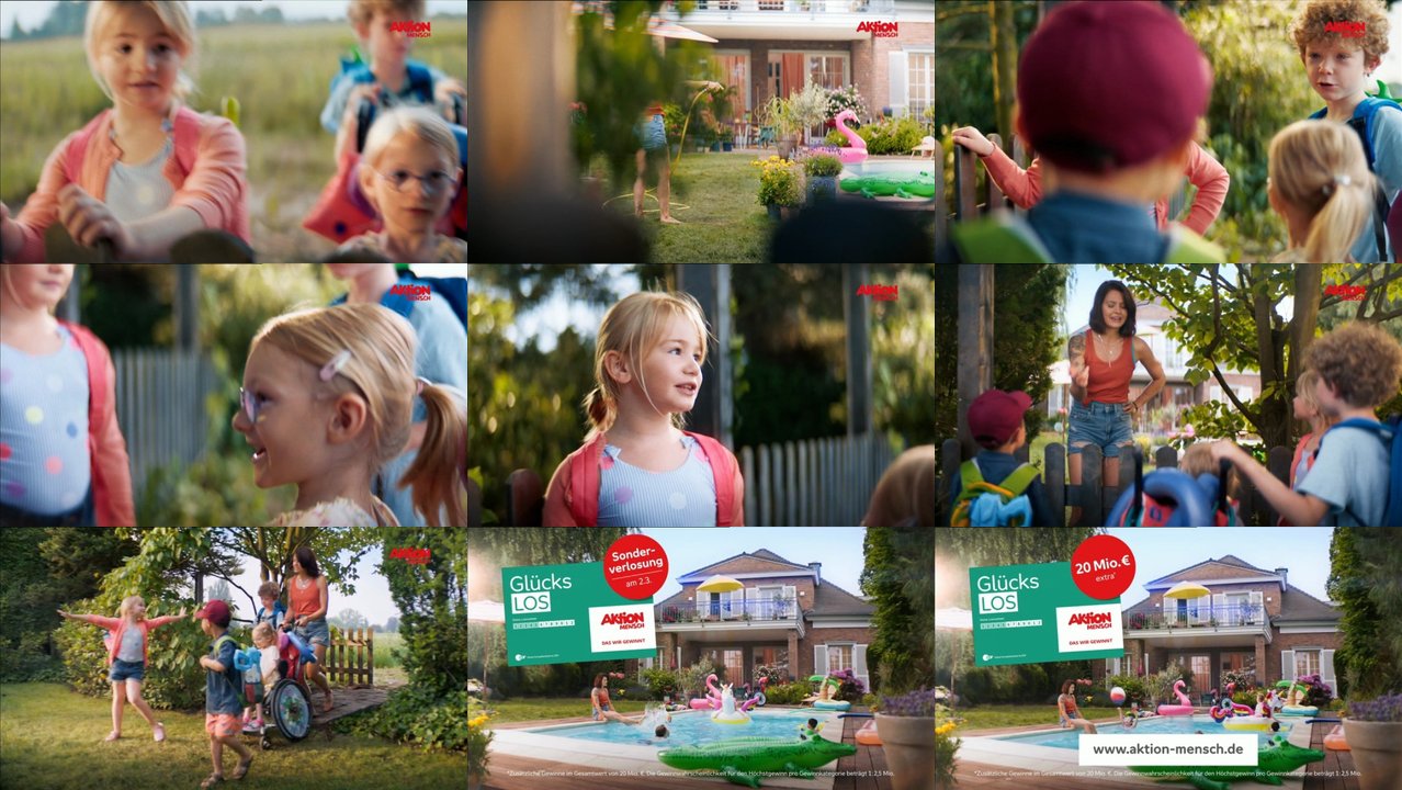 TV Spots - TV Werbung von aktion mensch der letzten 120 Tage