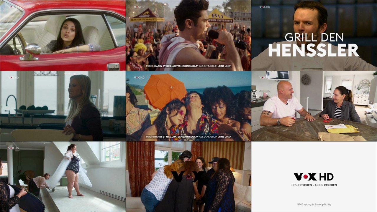 TV Spots - TV Werbung von vox hd der letzten 120 Tage