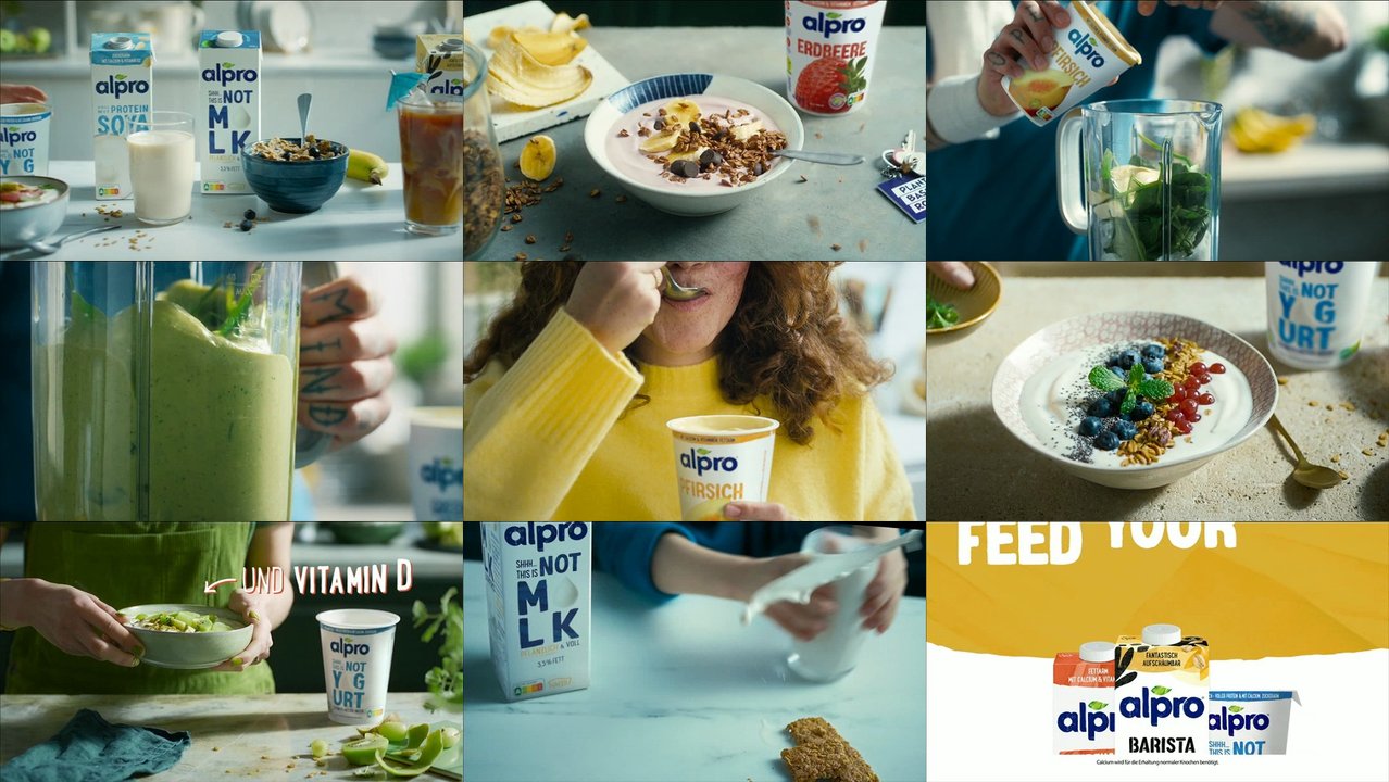 Alpro Erneuert Markenauftritt , Alpro startet Markenrelaunch mit neuer ...