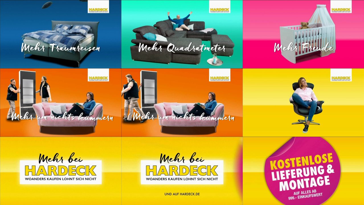 TV Spots TV Werbung von hardeck der letzten 120 Tage