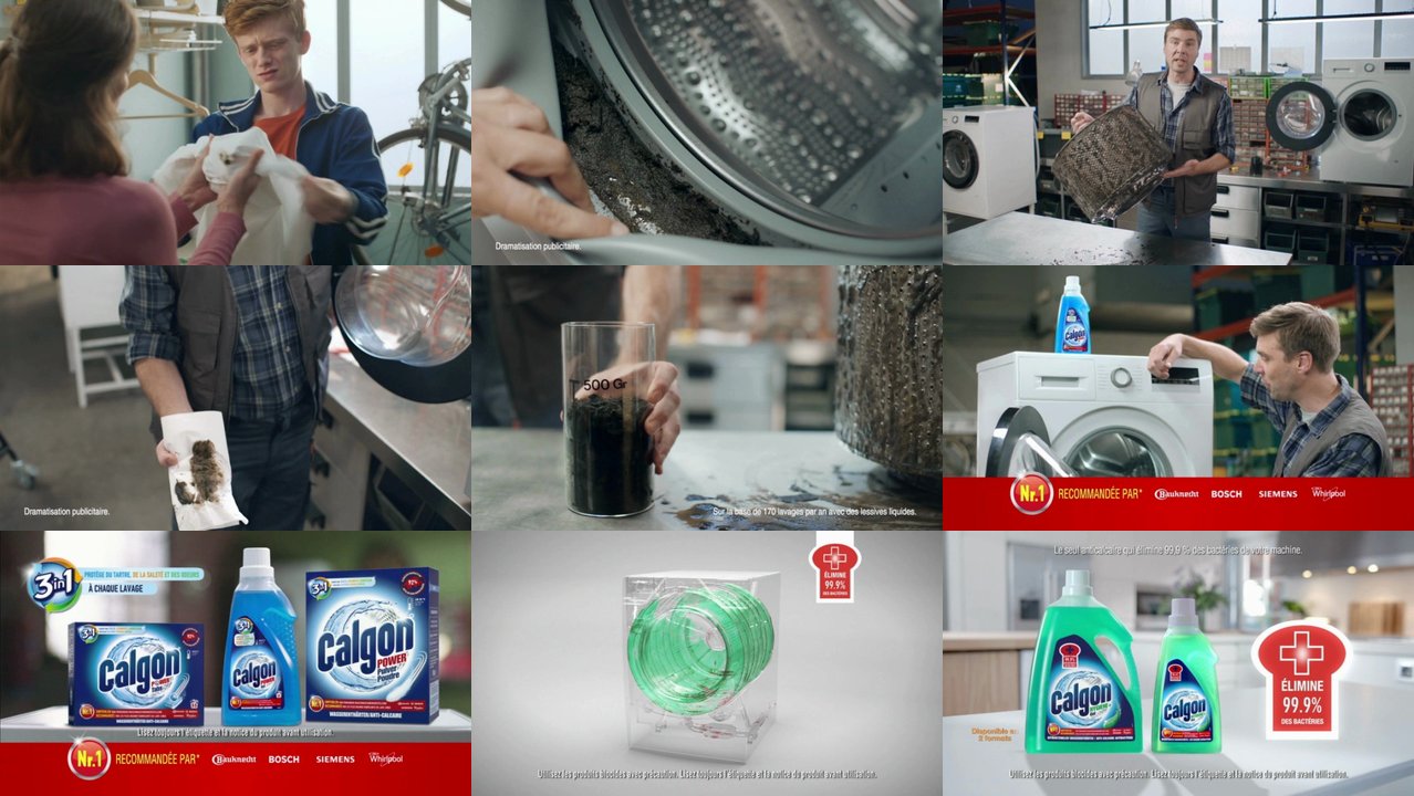 Spots TV Publicité TV de calgon des derniers 120 jours