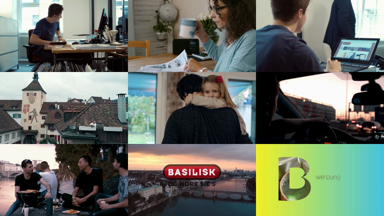 TV Spots TV Werbung von radio basilisk der letzten 120 Tage