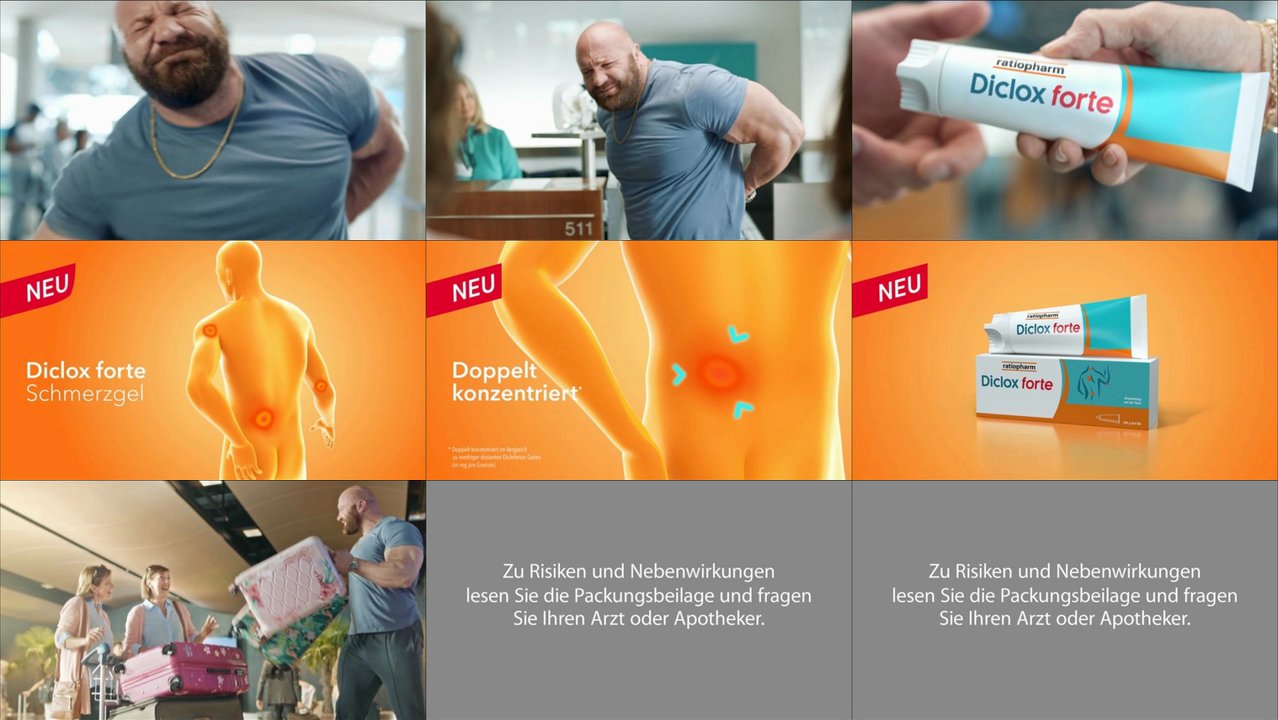 TV Spots - TV Werbung von ratiopharm der letzten 120 Tage