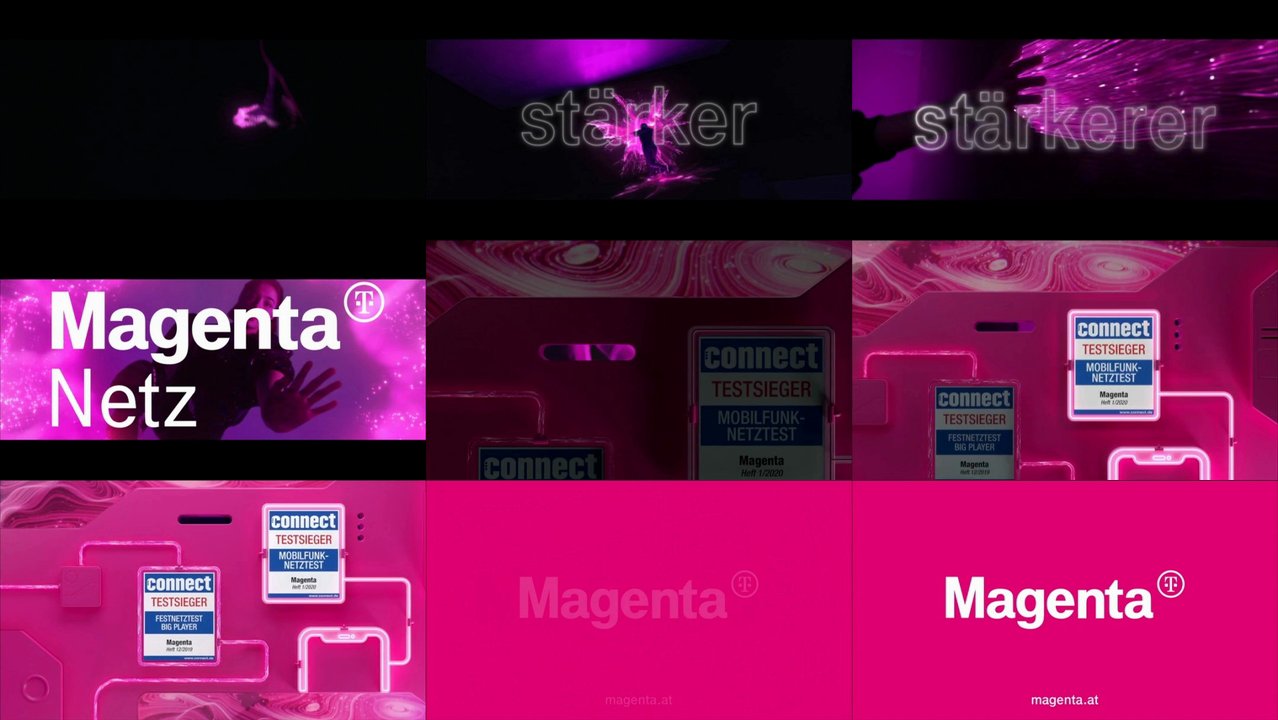 TV Spots - TV Werbung von magenta der letzten 120 Tage